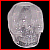 glow in the dark acrylic skull beads