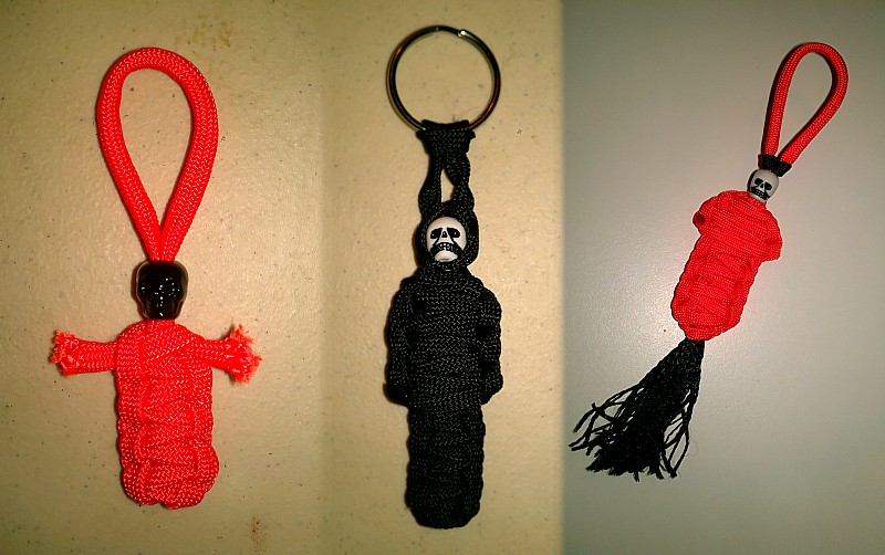 kyp mummy paracord key fobs