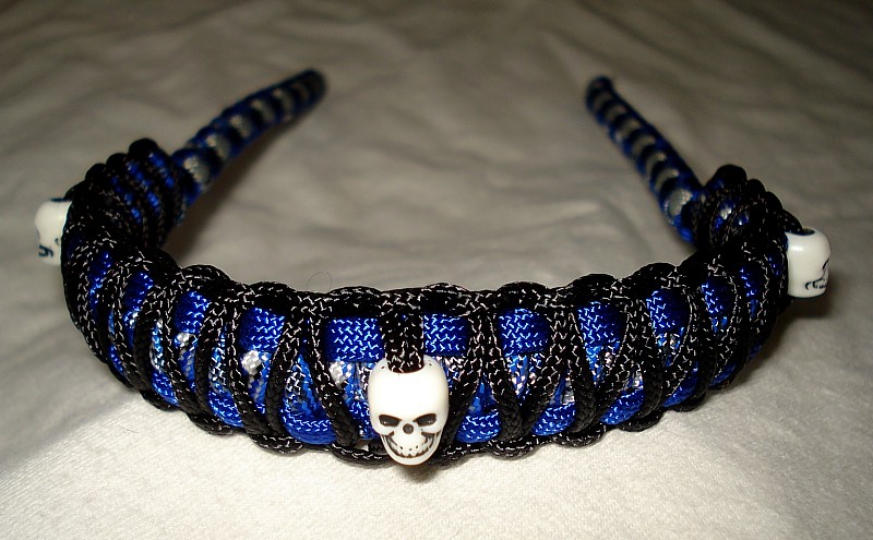 skull bead paracord bow slings