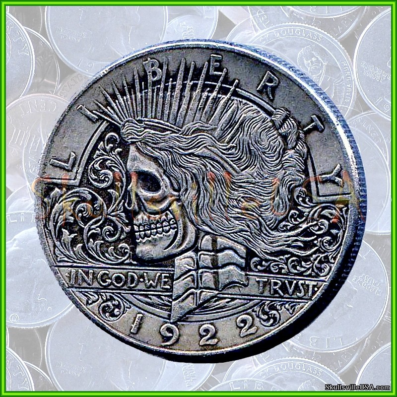 1922 hobo liberty peace dollar