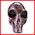 alien sabo wood skull beads