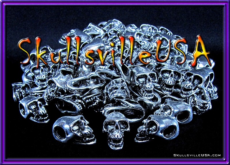 monkey skull skull beads