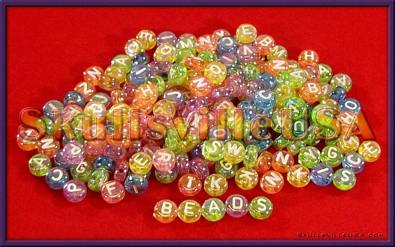 alphabet beads rainbow