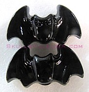 acrylic black bat beads