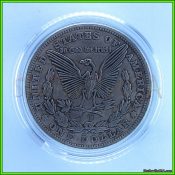 1897 hobo morgan liberty eagle skeleton in case