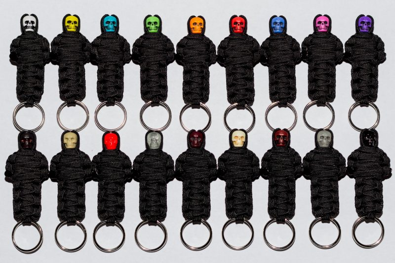 paracord mummy key chains