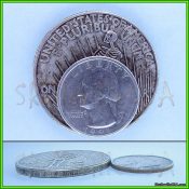 hobo liberty peace dollar with skeleton